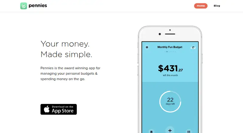 The Pennies homepage