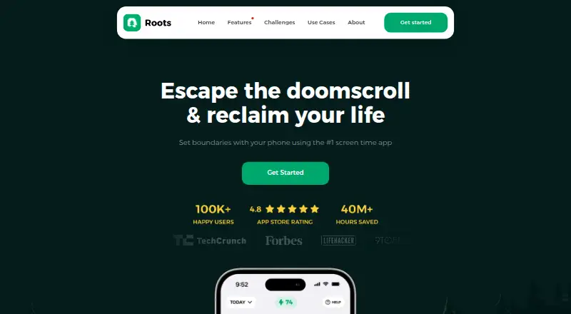 The Roots homepage