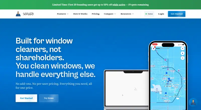 The Sergio homepage