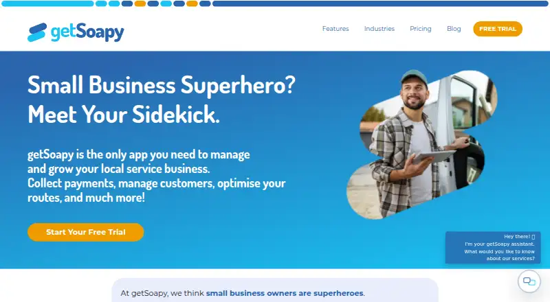 The getSoapy homepage