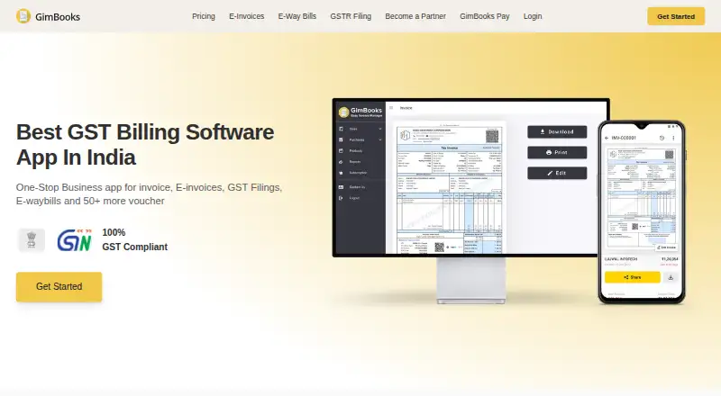 The GimBooks homepage