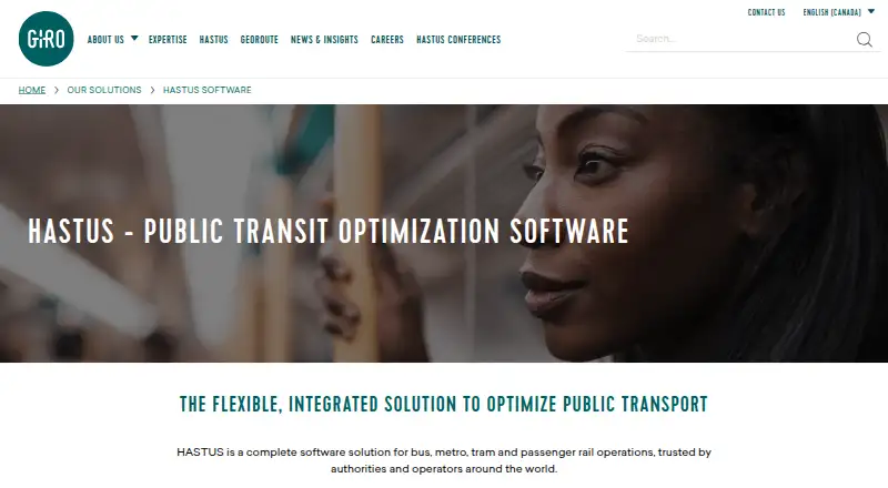 The HASTUS homepage