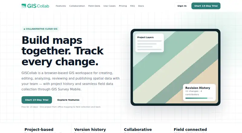 The GISCollab homepage