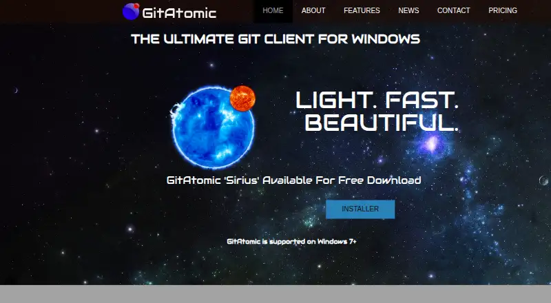 The GitAtomic homepage