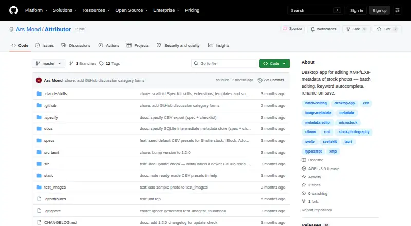 The Attributor homepage