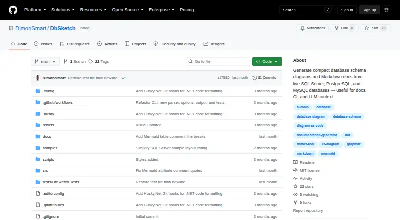 The DbSketch homepage