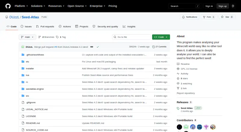 The Seed Atlas homepage