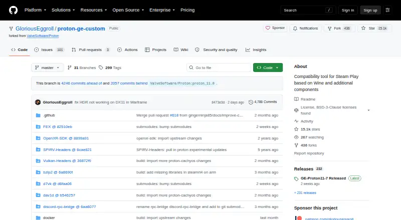 The GE-Proton homepage