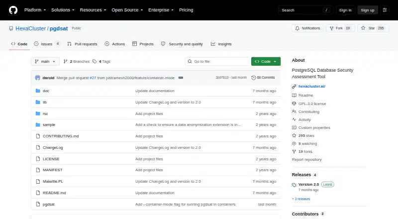 The PGDSAT homepage