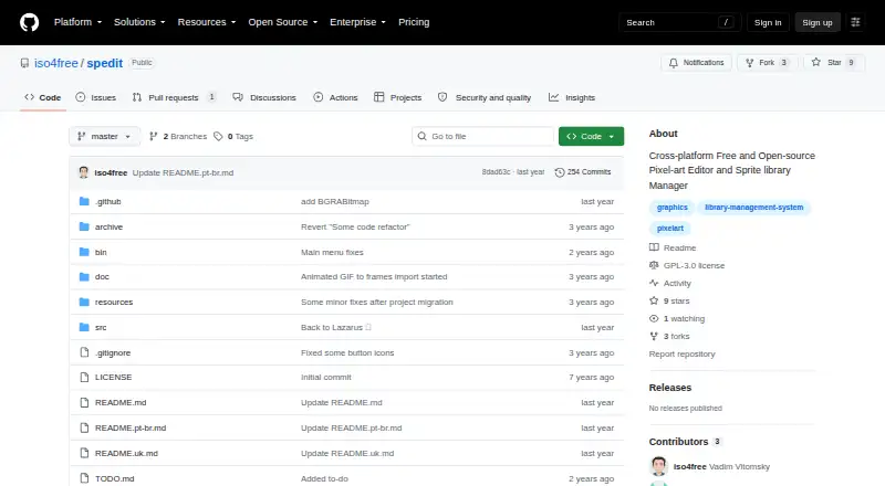 The SPEdit homepage