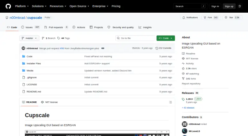 The Cupscale homepage