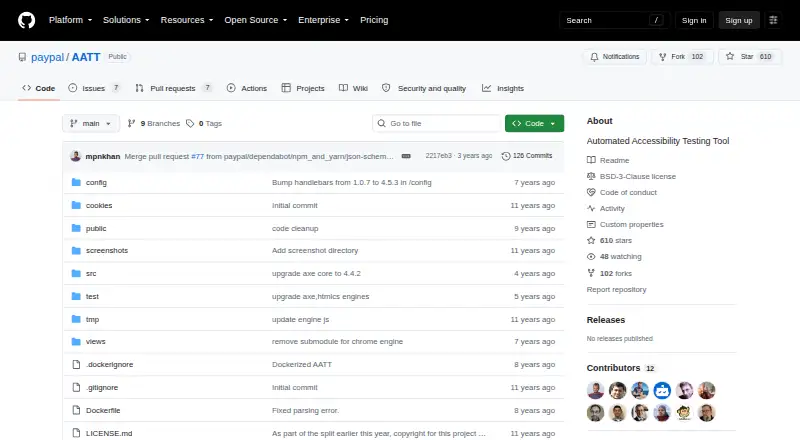 The AATT homepage