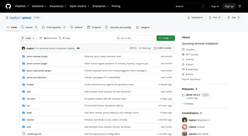 The qmux homepage