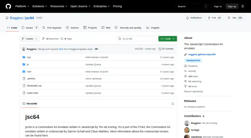 The jsc64 homepage