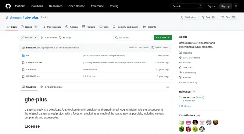 The GB Enhanced+ homepage