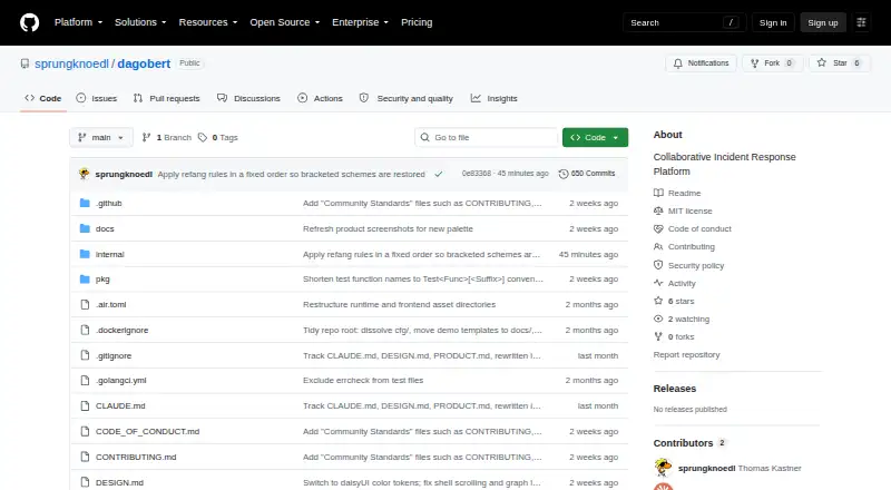 The Dagobert homepage