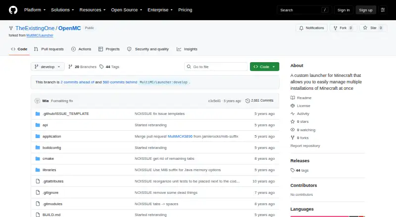 The OpenMC homepage