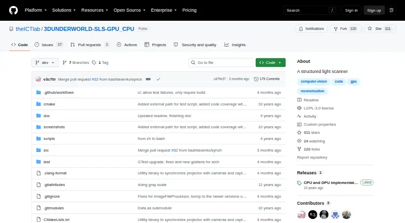 The 3DUNDERWORLD-SLS homepage
