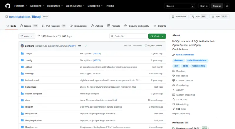 The libSQL homepage