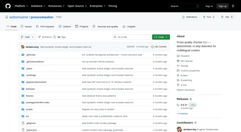 The prosesmasher homepage