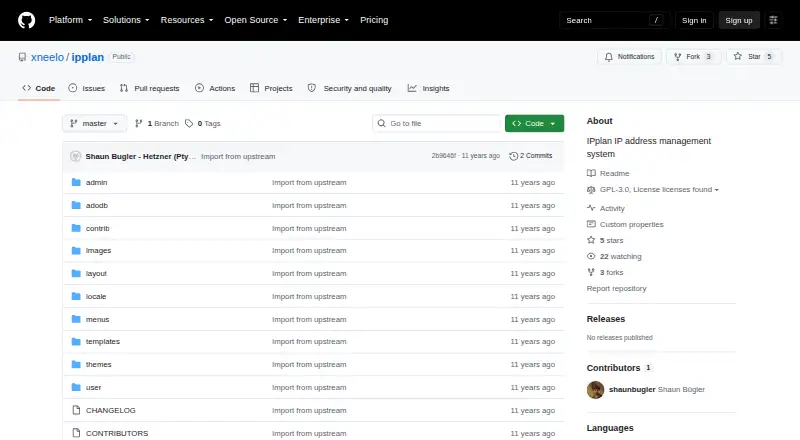 The IPplan homepage