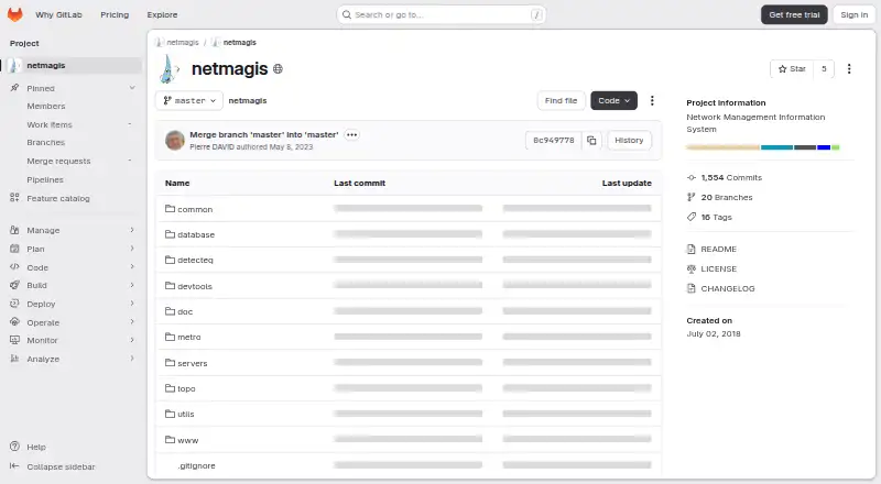 The NetMagis homepage