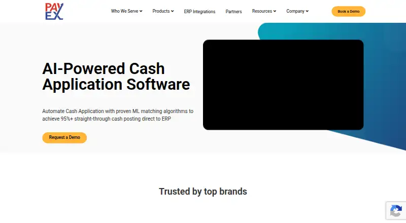 The GlobalPayEX Cash Application homepage