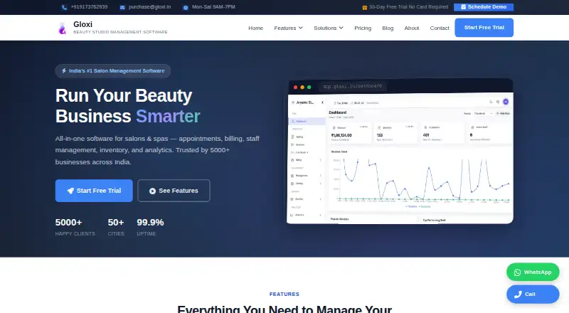 The Gloxi homepage