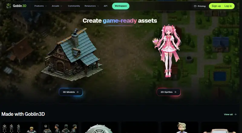 The Goblin3D homepage