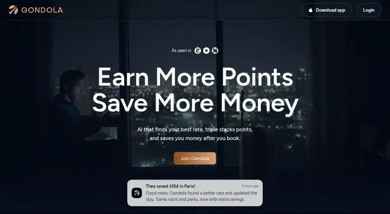The Gondola homepage