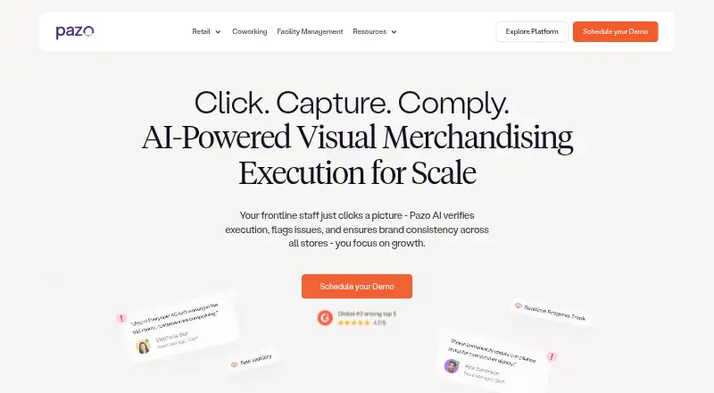 The Pazo homepage