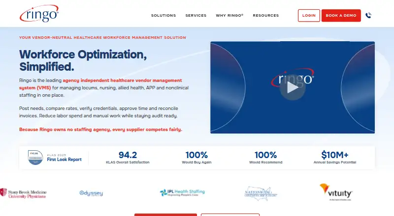 The Ringo homepage