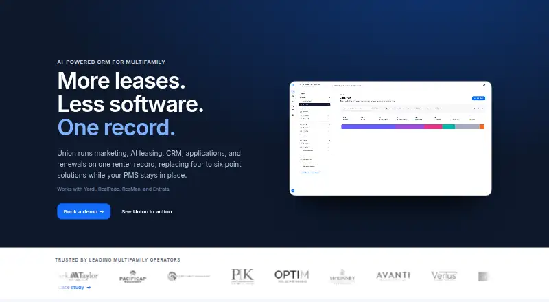 The Union homepage