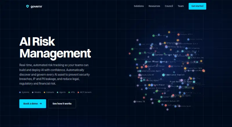 The governr homepage