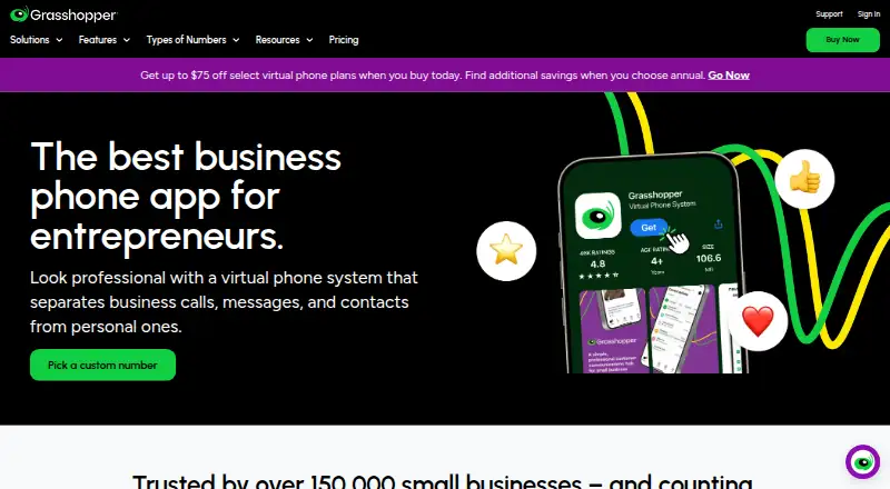 The Grasshopper homepage