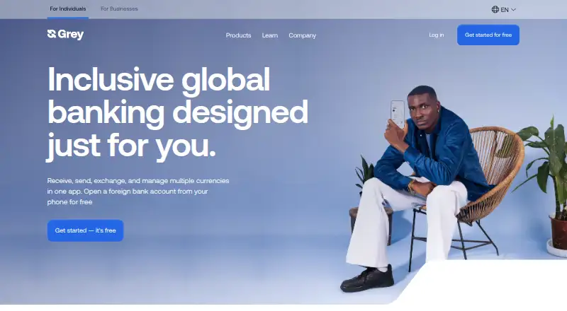 The Grey homepage