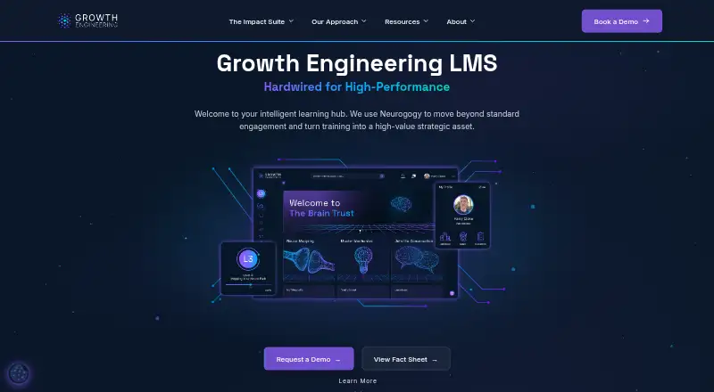 The Growth Engineering LMS homepage
