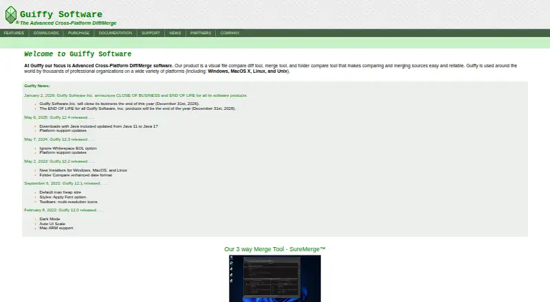 The Guiffy homepage