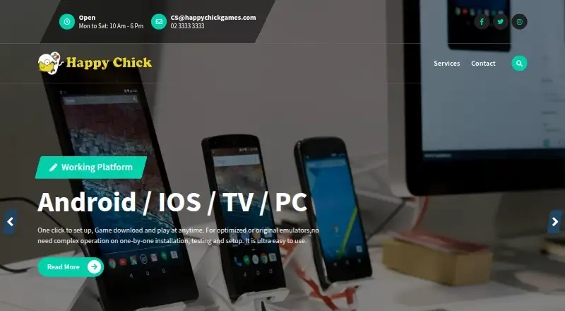 The Happy Chick homepage