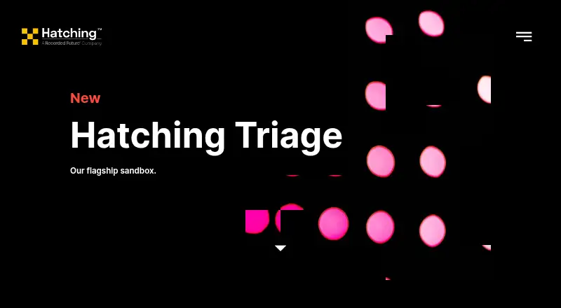 The Hatching Triage homepage