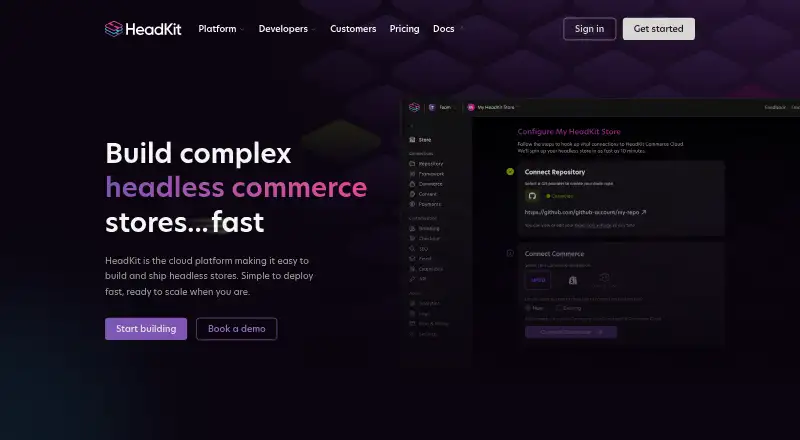 The HeadKit homepage