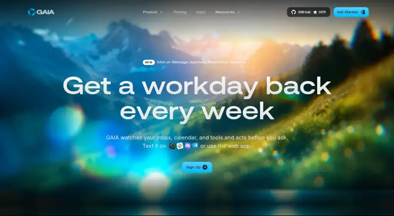 The GAIA homepage