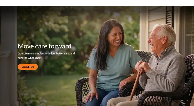 The HHAeXchange homepage