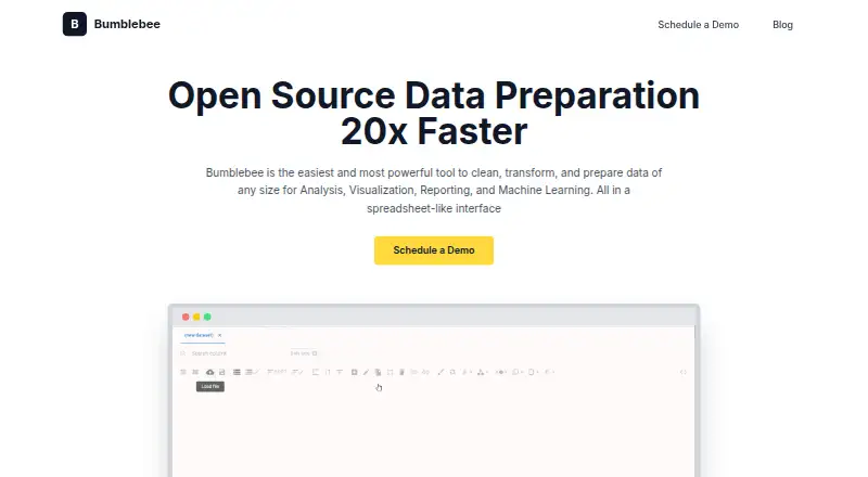 The Bumblebee homepage