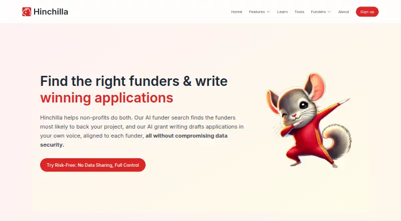 The Hinchilla homepage