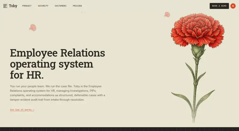 The Toby homepage