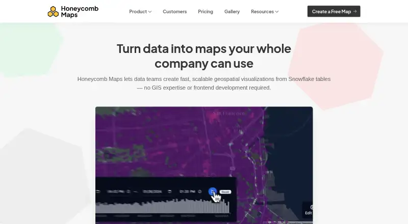 The Honeycomb Maps homepage