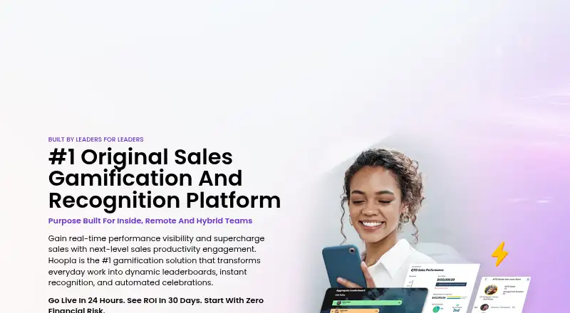 The Hoopla homepage