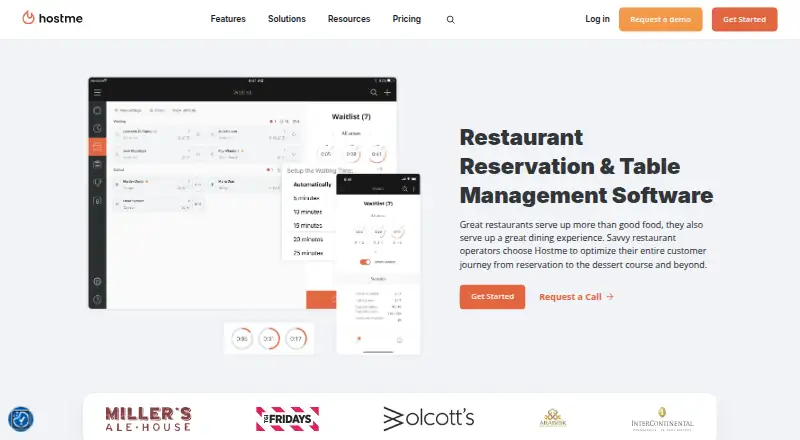 The Hostme homepage