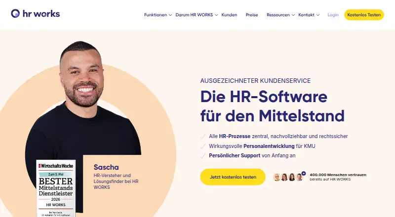 The HR WORKS homepage